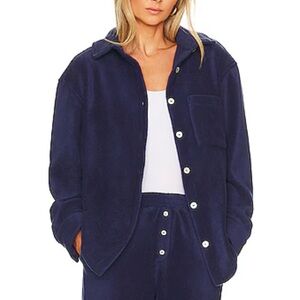 DONNI Women’s Navy polar fleece jacket